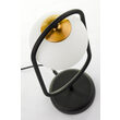 Veioza moderna aurie geometrica abajur sticla opal 1xE14/40W Igon 2044 Jupiter